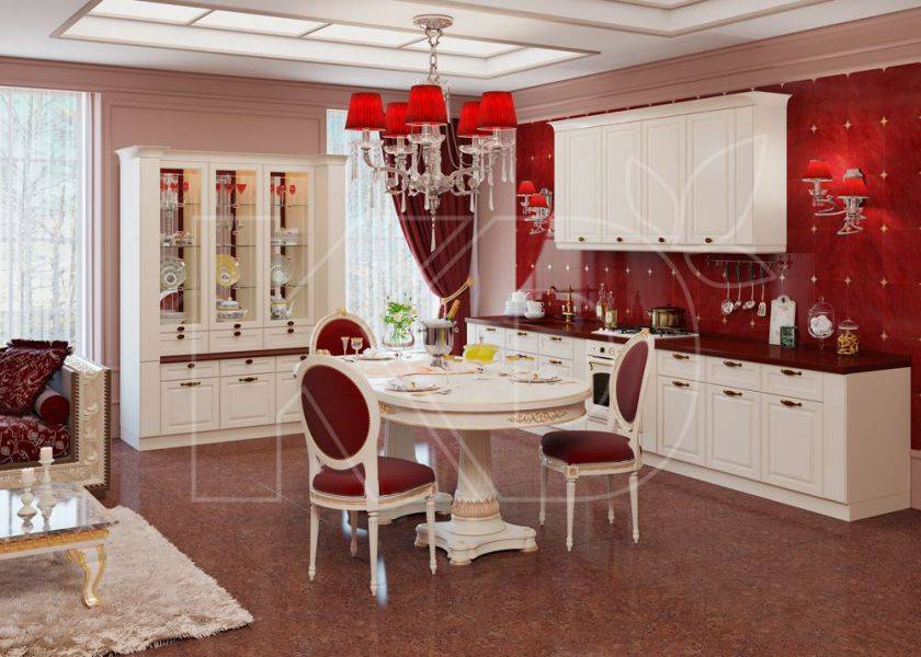 кухня классика вильгельм светлый в Хабаровске