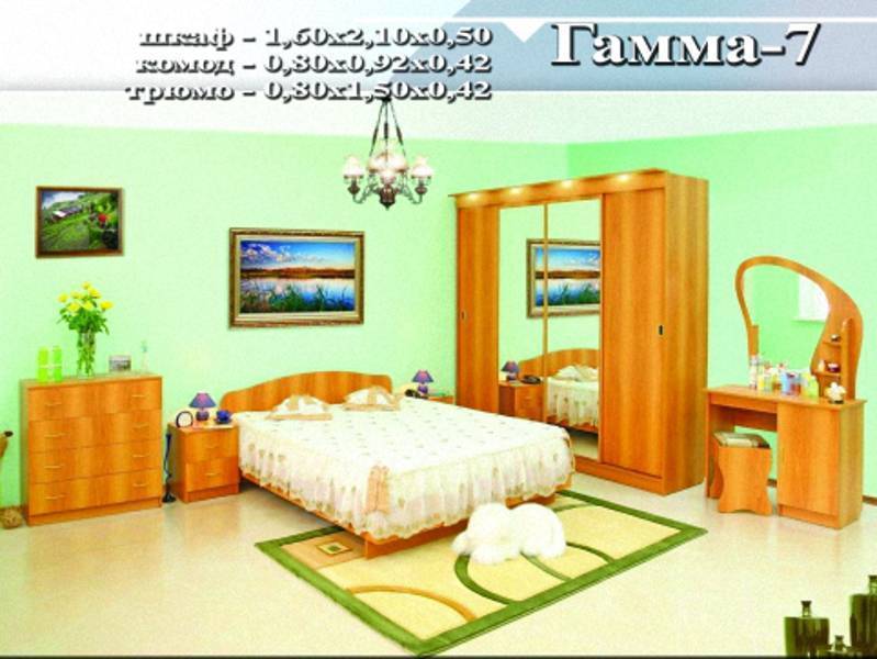 спальный гарнитур «гамма 7» в Хабаровске