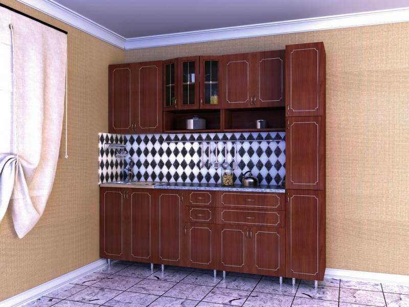 кухня прямая «глория 3» в Хабаровске