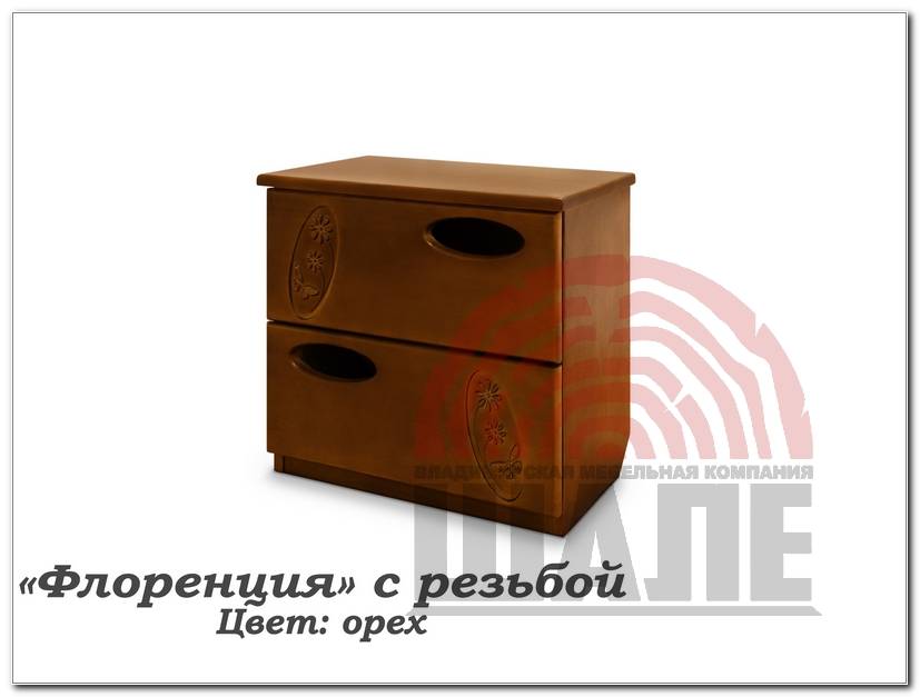 прикроватная тумба флоренция с резьбой в Хабаровске