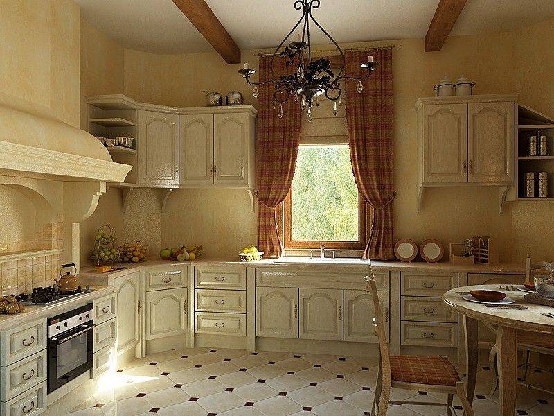 угловая кухня классическая в Хабаровске