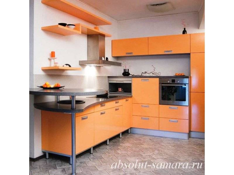 угловая кухня стильная в Хабаровске