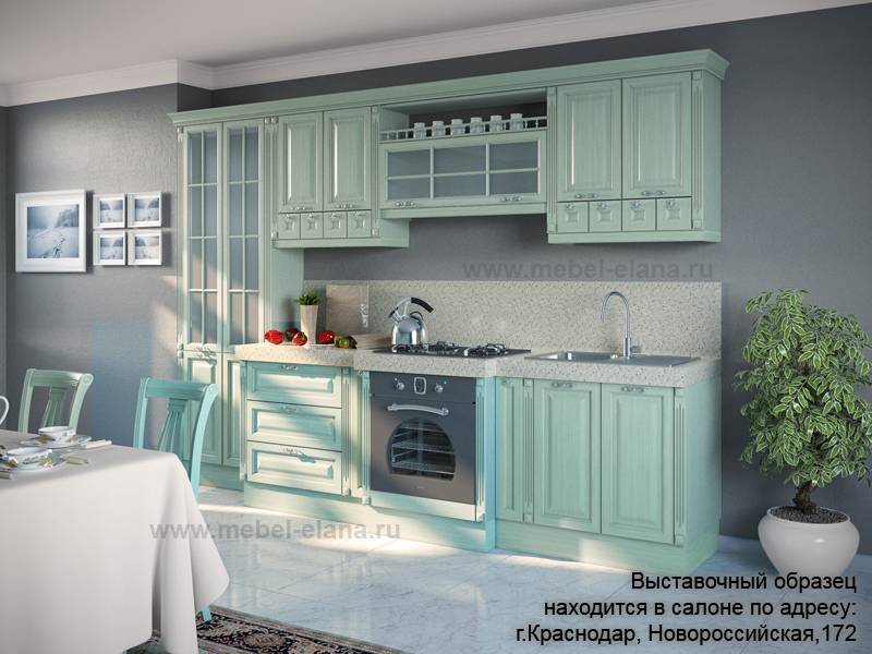 кухня из массива шервуд 9 в Хабаровске