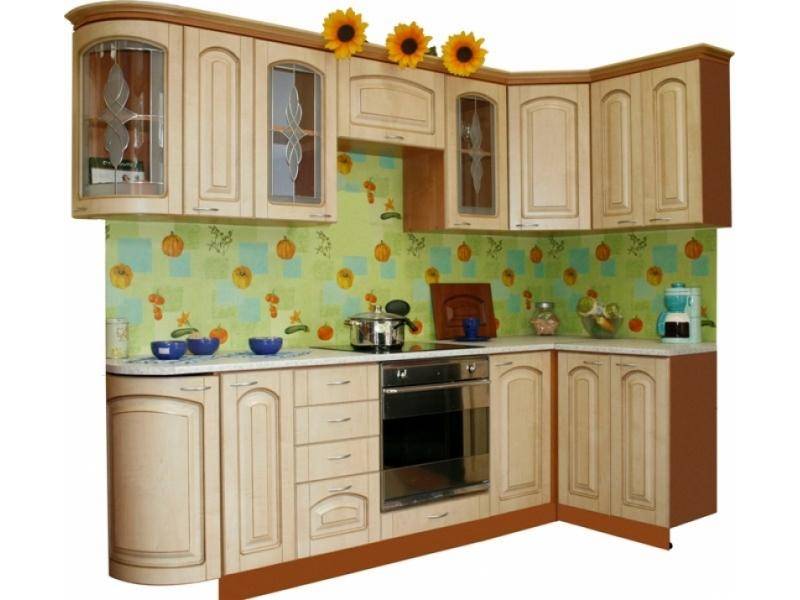 кухня угловая патина беленый дуб в Хабаровске