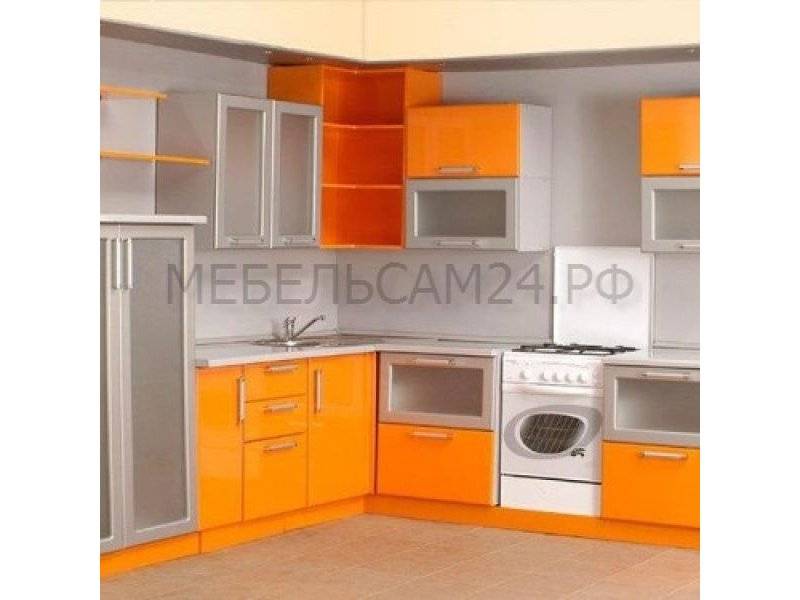 угловая кухня апельсин 2 в Хабаровске