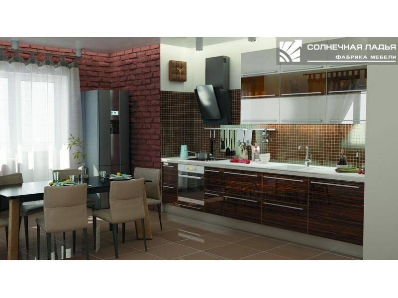 кухня прямая 13 в Хабаровске