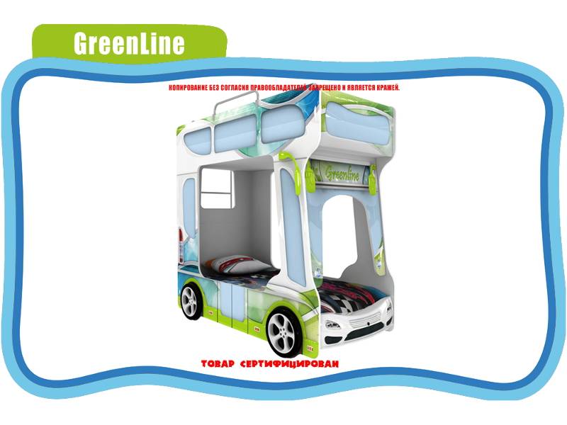 кровать детская green line в Хабаровске