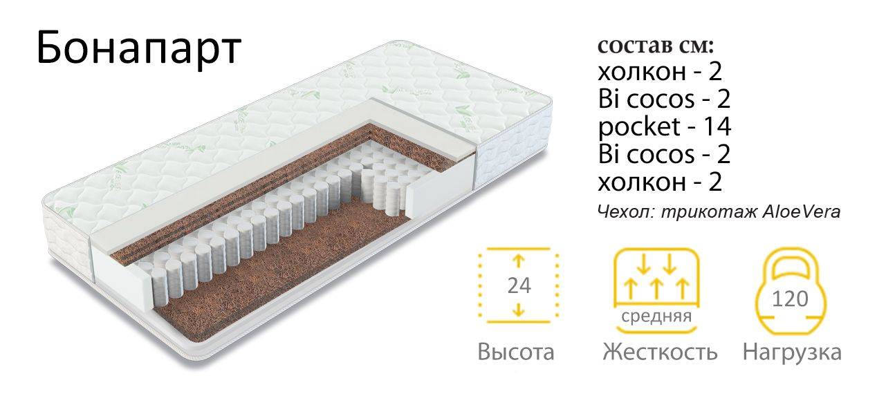 матрас бонапарт в Хабаровске