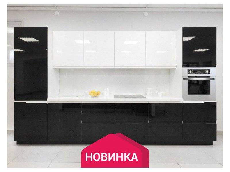 ультрамодная крашеная кухня акцент в Хабаровске