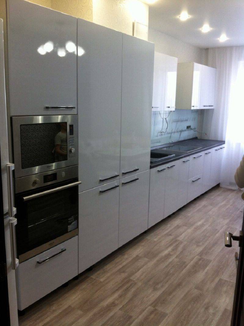 кухня пленка белый глянец в Хабаровске
