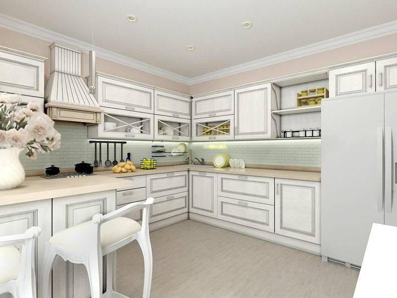 угловая кухня 005 в Хабаровске