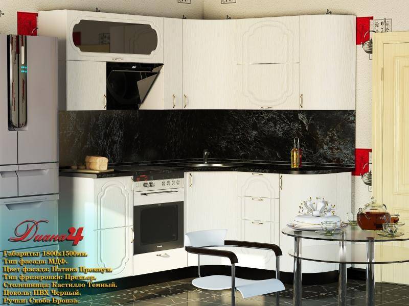 угловая кухня диана 4 в Хабаровске