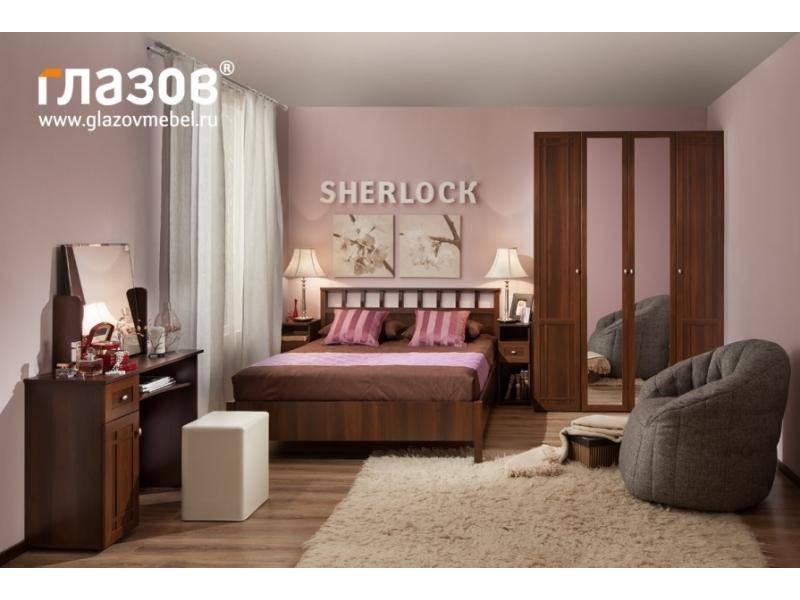 спальня sherlock в декоре орех шоколадный в Хабаровске