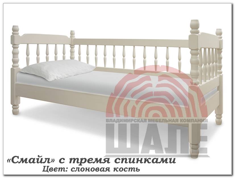 детская кровать смайл массив сосны в Хабаровске