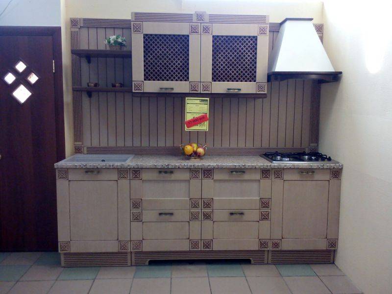 прямая кухня кантри в Хабаровске