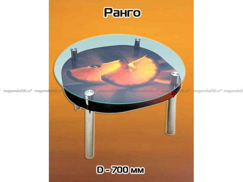 круглый стеклянный стол ранго в Хабаровске
