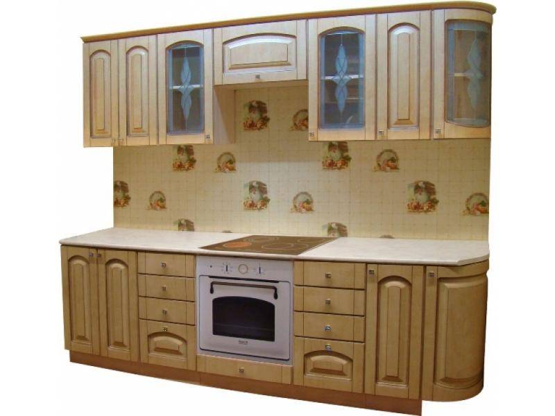 кухня прямая патина беленый дуб в Хабаровске