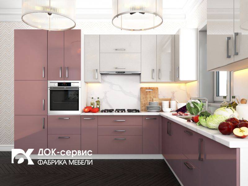угловая кухня пластик в Хабаровске