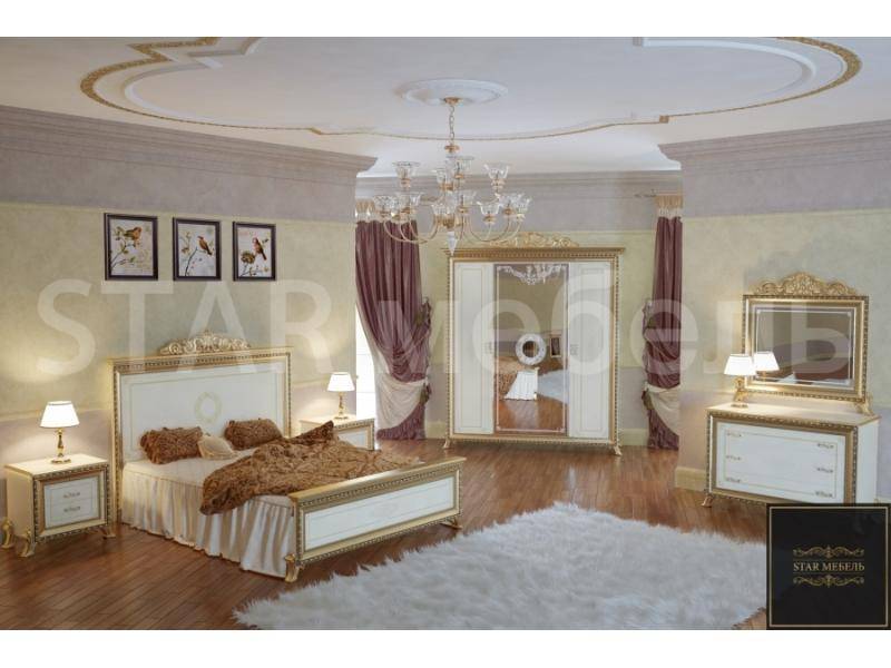 спальня luxe слоновая кость 22 в Хабаровске