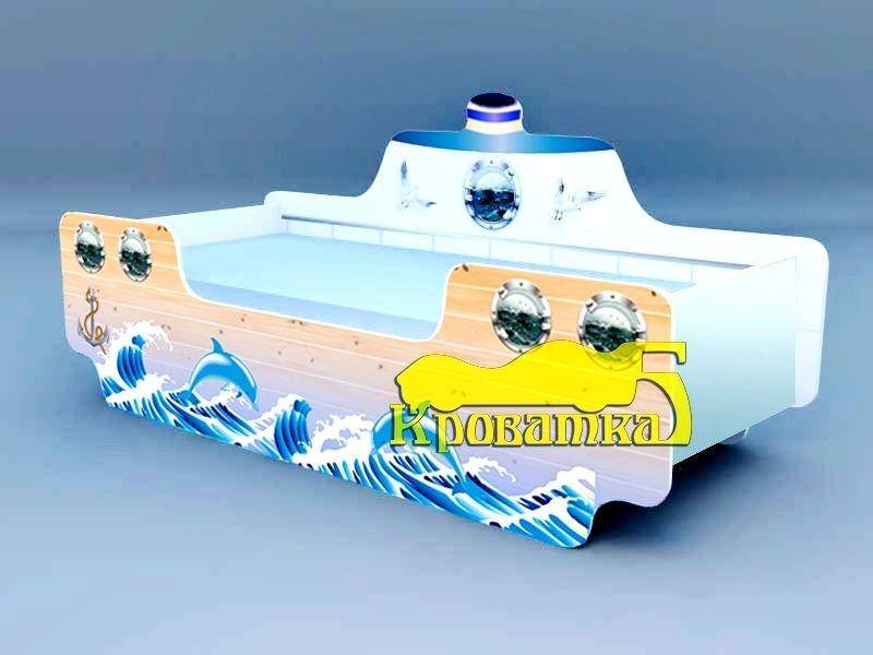 детская кровать кораблик дельфины в Хабаровске
