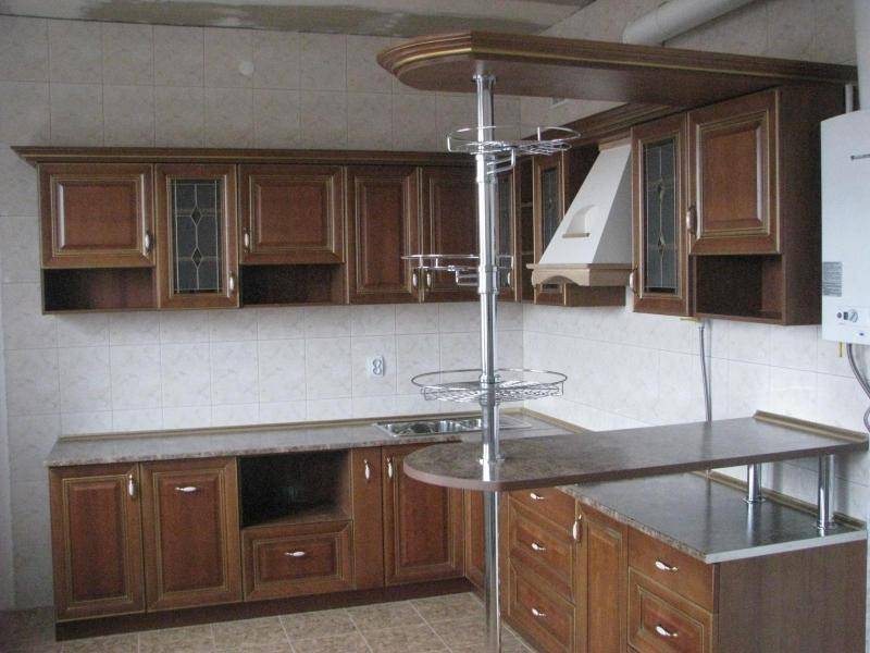 кухня угловая с барной стойкой в Хабаровске
