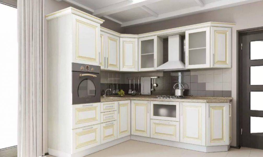 угловая кухня классика из мдф в Хабаровске