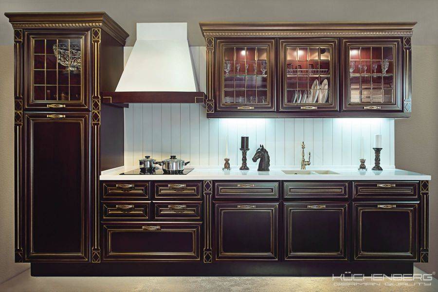 классическая прямая кухня venecia lux в Хабаровске