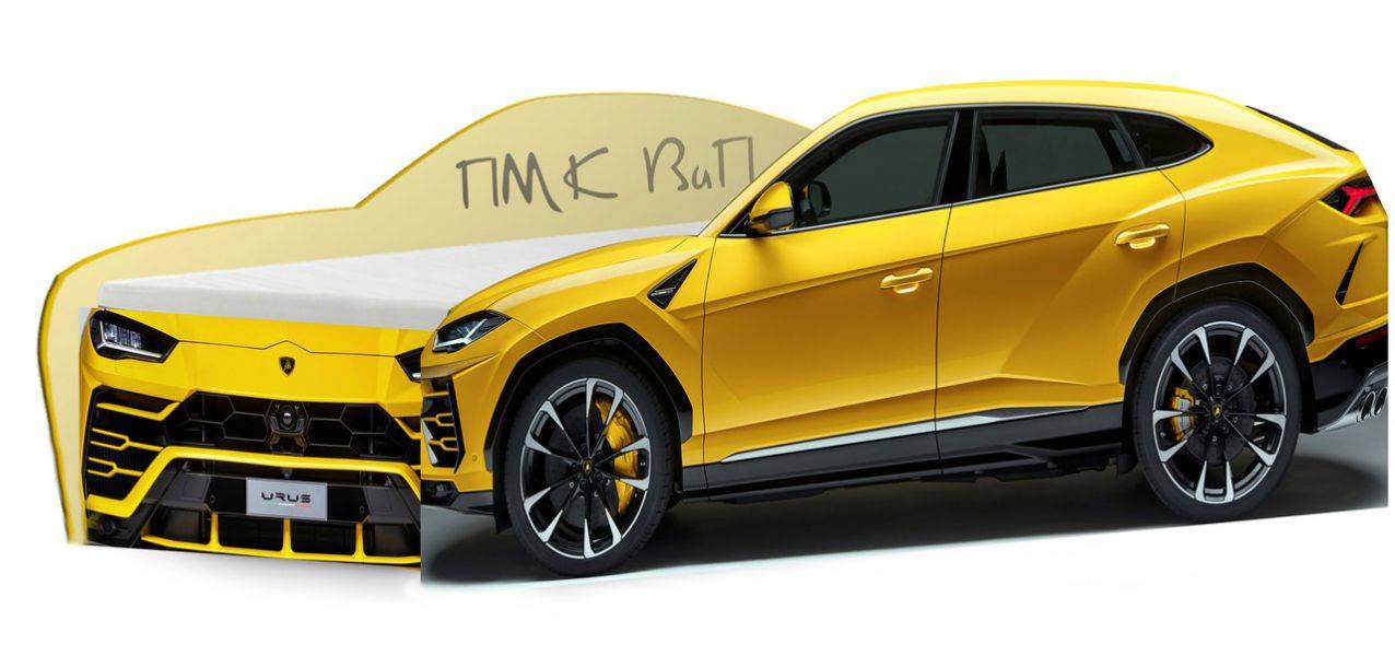 кровать-машинка lamborghini urus в Хабаровске