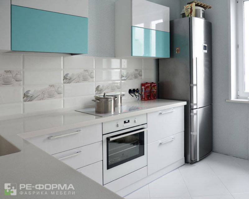 небольшая угловая кухня 028 в Хабаровске