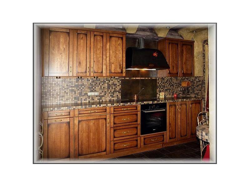 классическая прямая кухня в Хабаровске