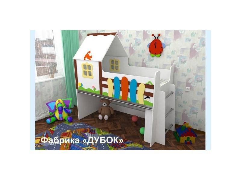 кровать-чердак для детей сказочный домик в Хабаровске