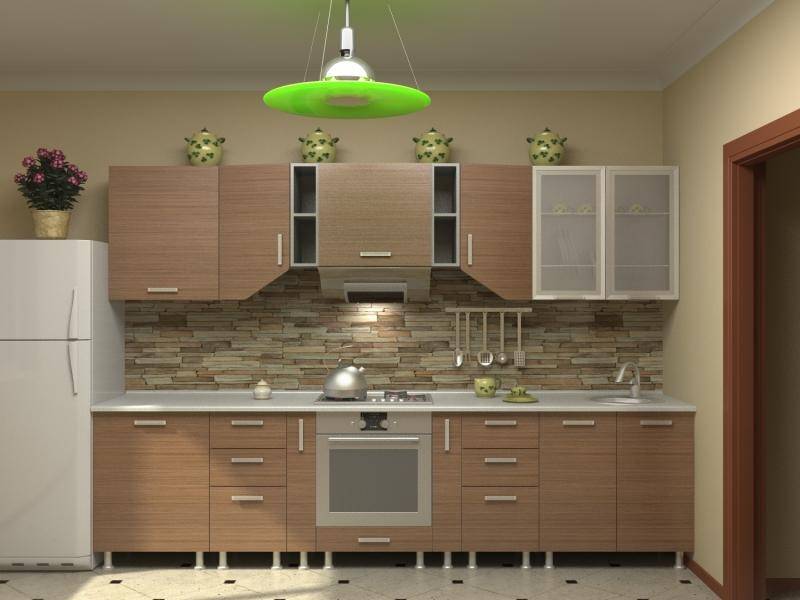 кухня прямая азалия комплектация 9 в Хабаровске