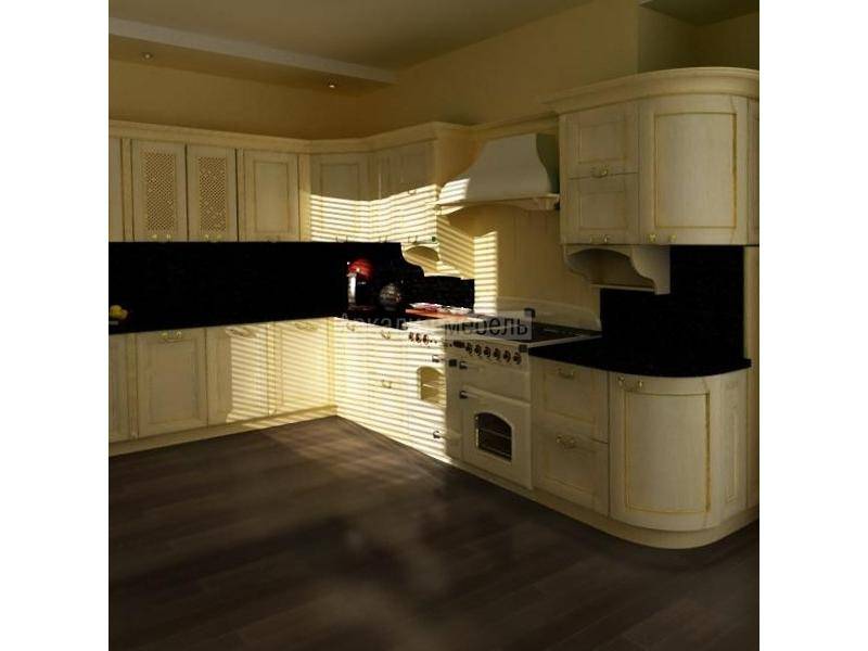 светлая кухня классика кантри 3 в Хабаровске