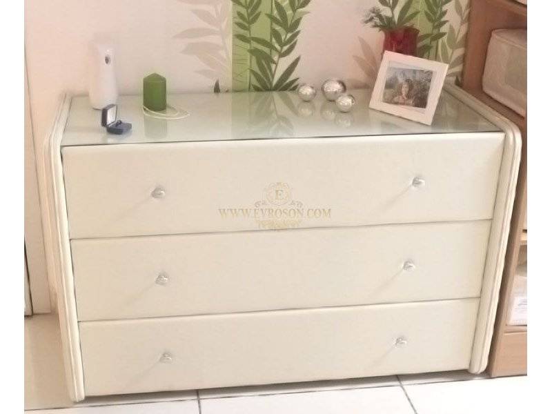 комод san leone maxi экокожа / стекло в Хабаровске