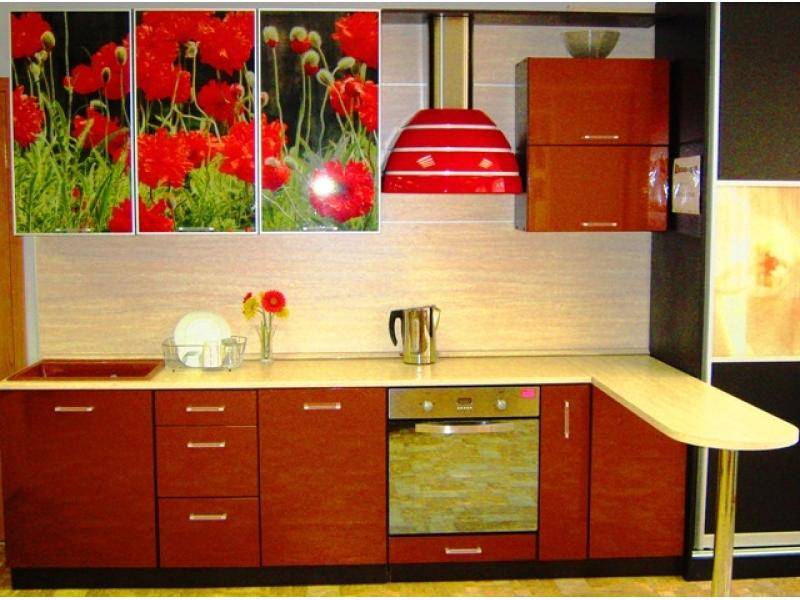 кухня прямая золушка мдф в Хабаровске