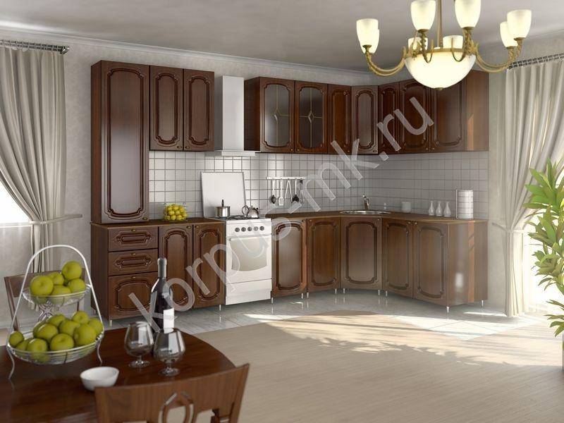 простая кухня из мдф в Хабаровске