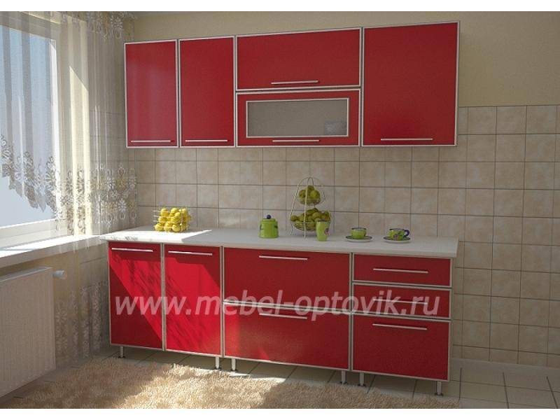 кухонный гарнитур прямой техно в Хабаровске