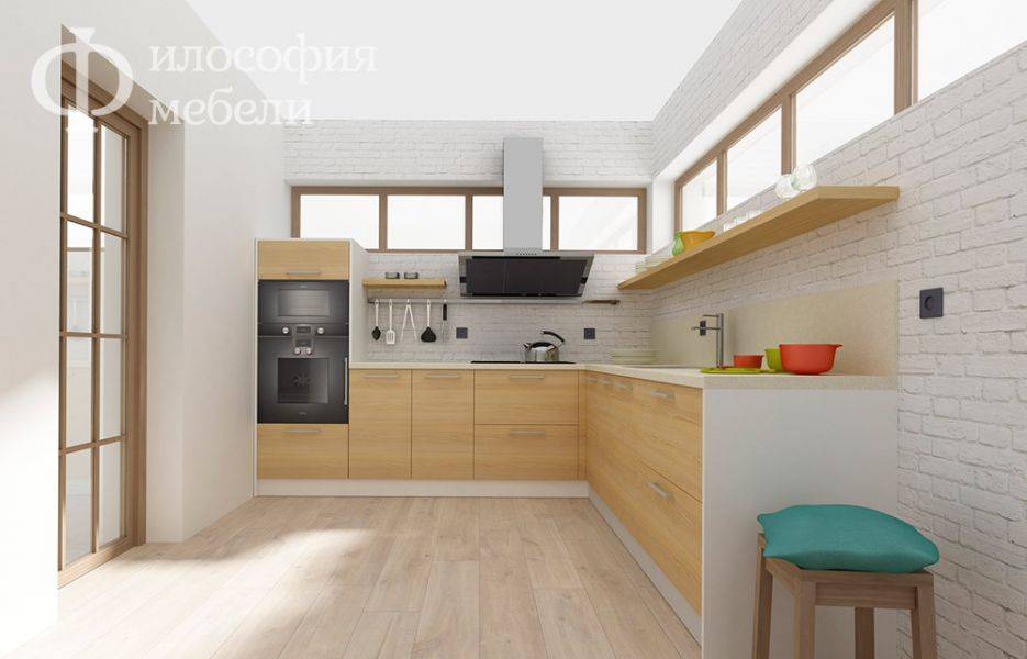 угловая кухня №33 в Хабаровске