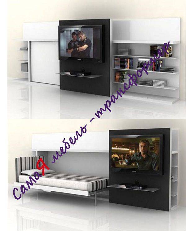 откидная односпальная кровать с tv в Хабаровске