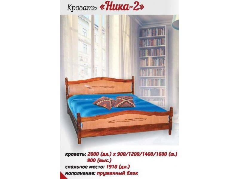 кровать двухспальная ника 2 в Хабаровске