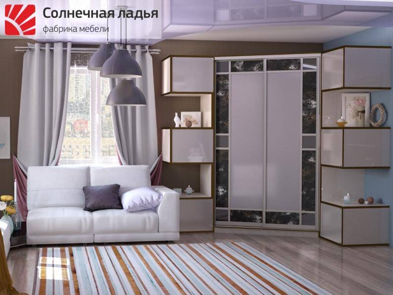 шкаф - купе для гостиной 16 в Хабаровске