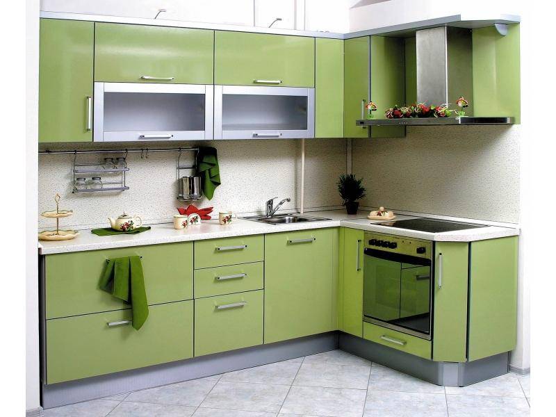 зеленая кухня элегант в Хабаровске