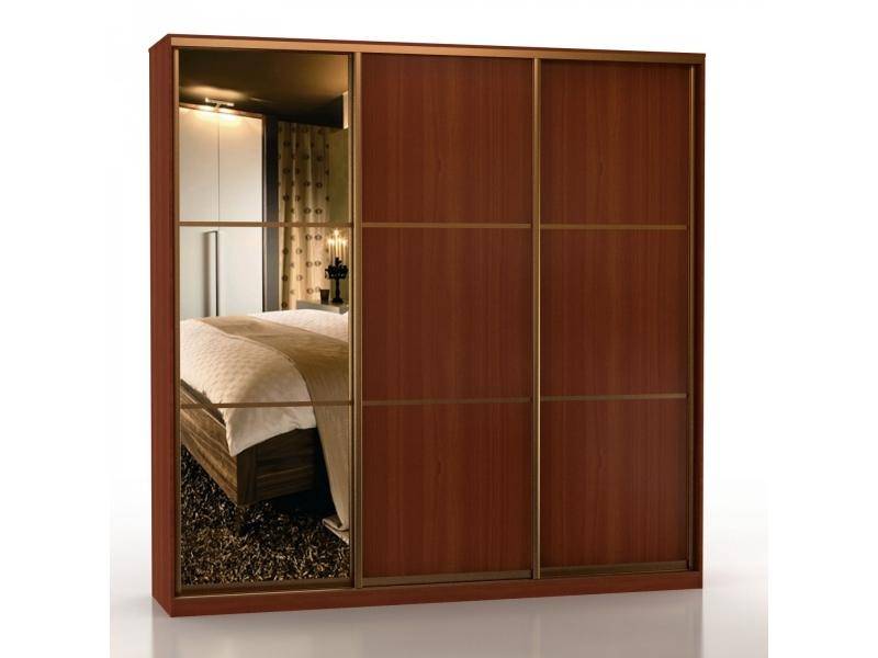 шкаф-купе 3 створки с зеркалом шк-3 20 24 60 05 04 04 в Хабаровске
