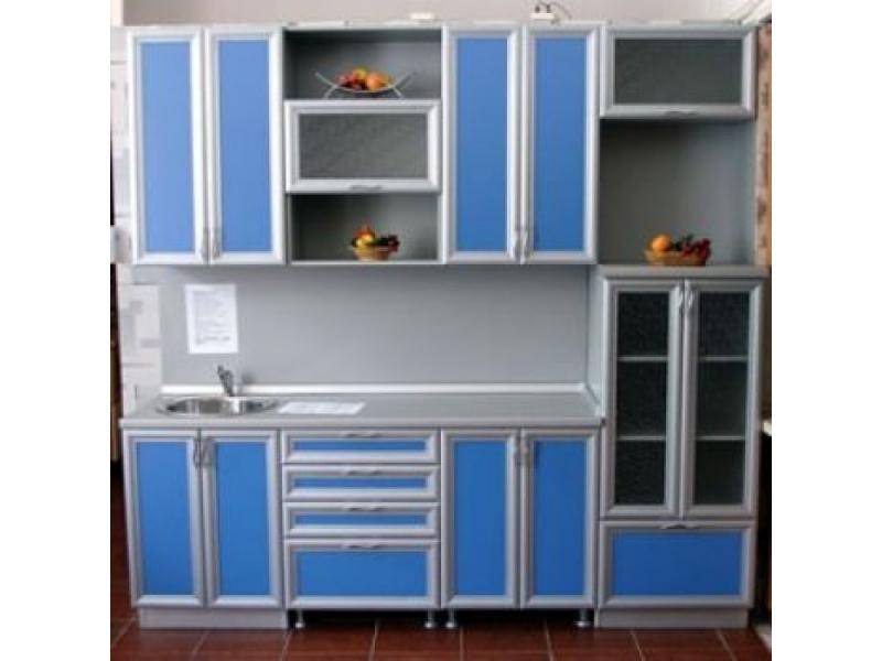 кухонный гарнитур голубой балтик в Хабаровске