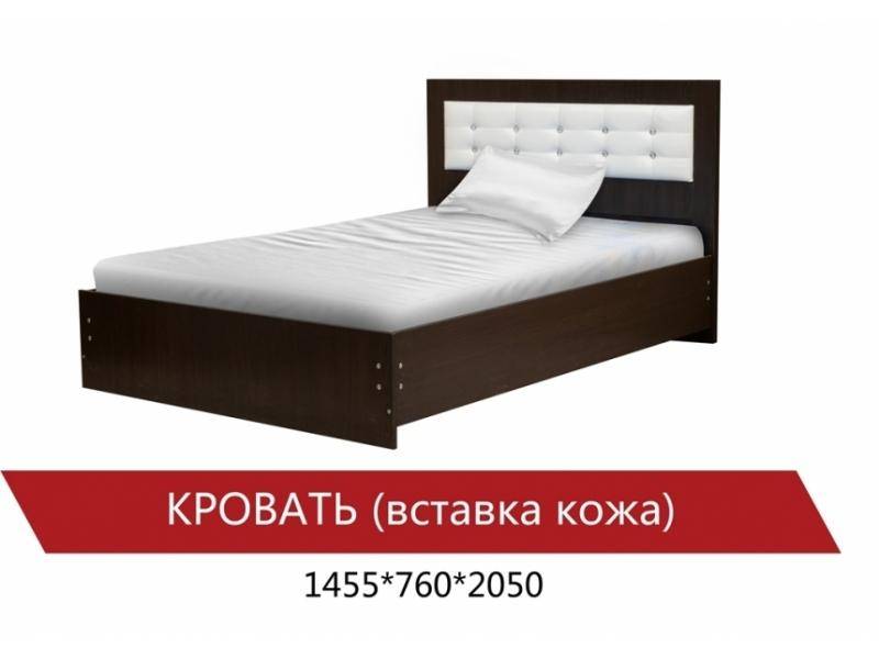 кровать со вставкой из кожи в Хабаровске