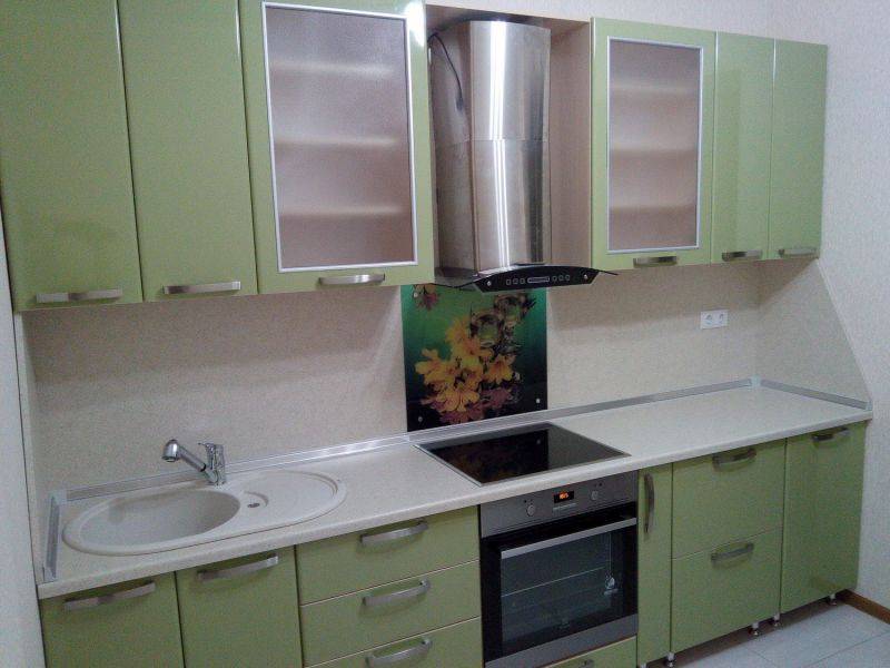 прямая кухня в Хабаровске