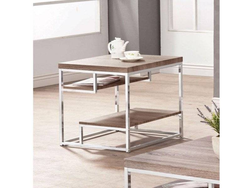 журнальный стол chrome & triple wood в Хабаровске