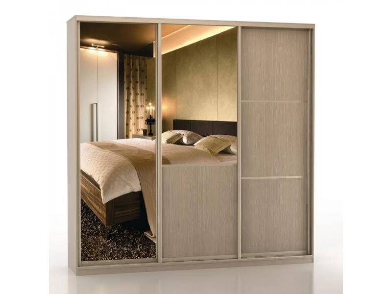 шкаф купе шк-3 20 24 45 02 03 04 с 2 зеркалами в Хабаровске