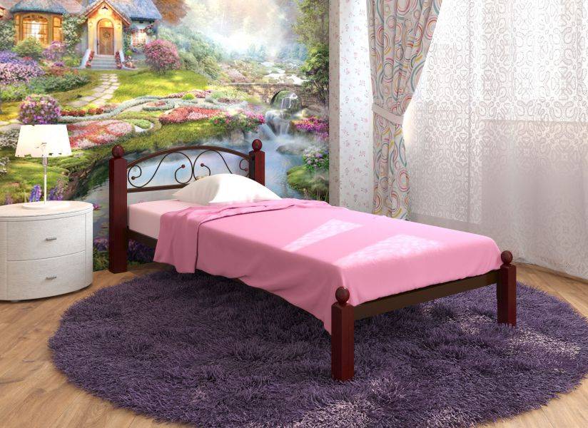 односпальная кровать вероника mini lux в Хабаровске