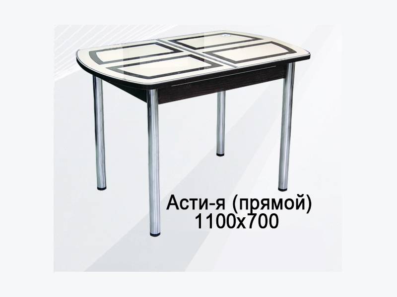 стол обеденный асти-я прямой в Хабаровске